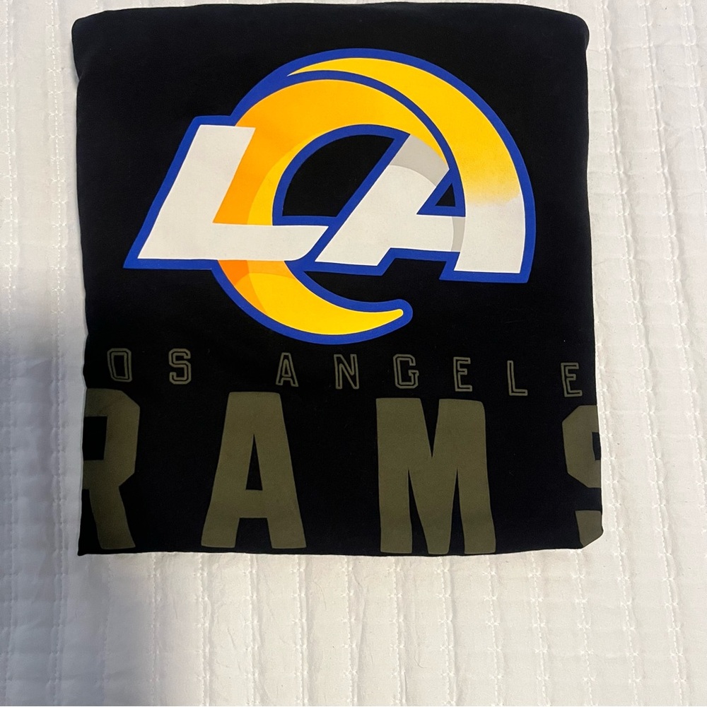 Nike DRI-FIT Los Angeles Rams Black T-Shirt Salute to Service